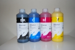 4x 1 Liter Inktec schwarz, cyan, magenta, yellow pigment Nachfülltinte für Epson T1285, T1295